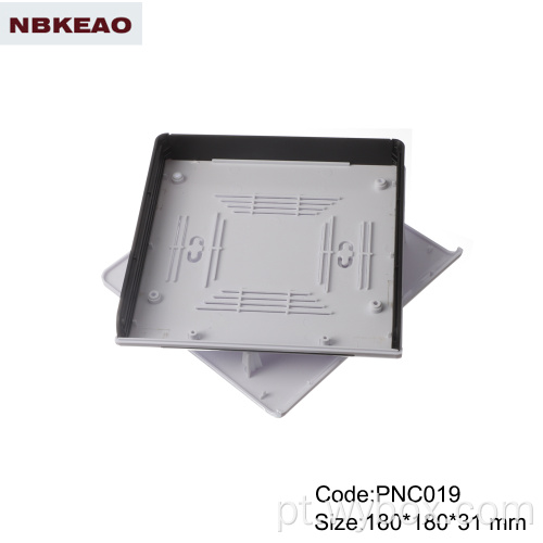 Caixa de junção de montagem em superfície IP54 invólucros plásticos abs eletrônicos Gabinetes modulares para trilho DIN Gabinete de switch de rede PNC019